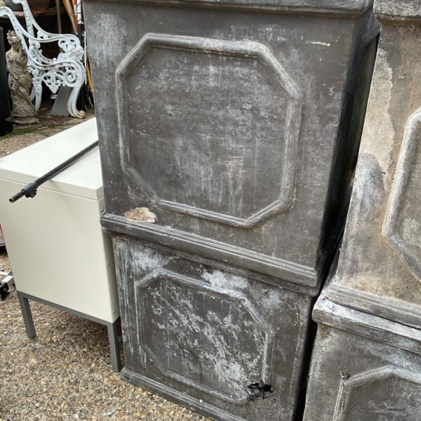 Large fibreglass planters for garden decoration and outdoor use.