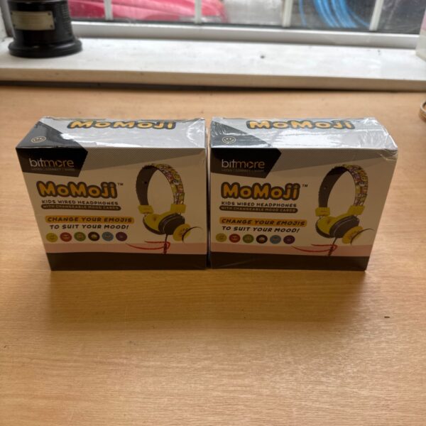 Two sets of bitmore momoji children’s headphones - new/sealed