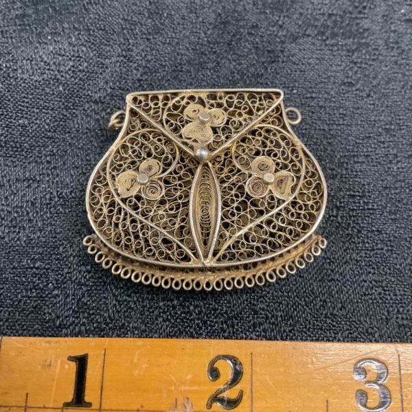 925 sterling silver hallmaked celtic & art nouveau brooches 12.5g