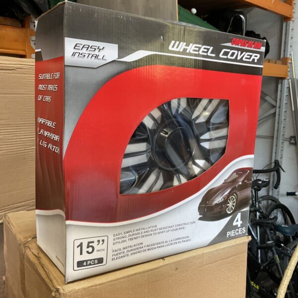 Wholesale Box of 4 sets of copas de rin 15” wheel covers