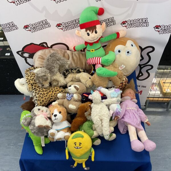 Large Collection of assorted soft toys