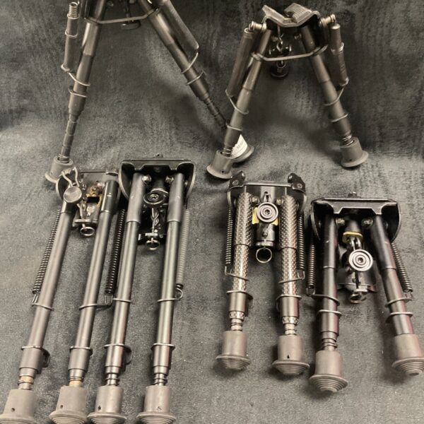 Six pairs Rifle Bi Pods three long three short