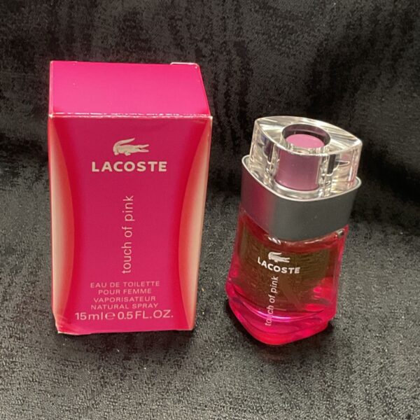 Lacoste Touch of Pink Unused EauDe Toilette Handbag Vapouriser 15ml