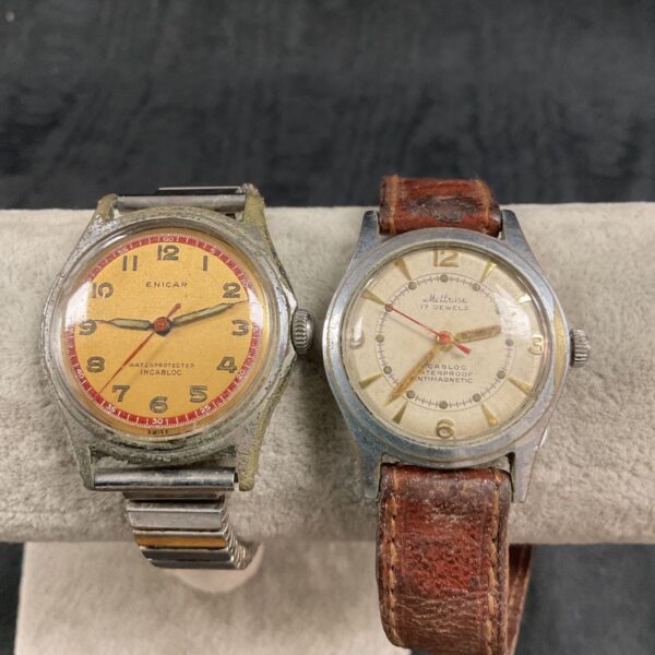 Two Vintage 1940’s Mechanical Wristwatches
