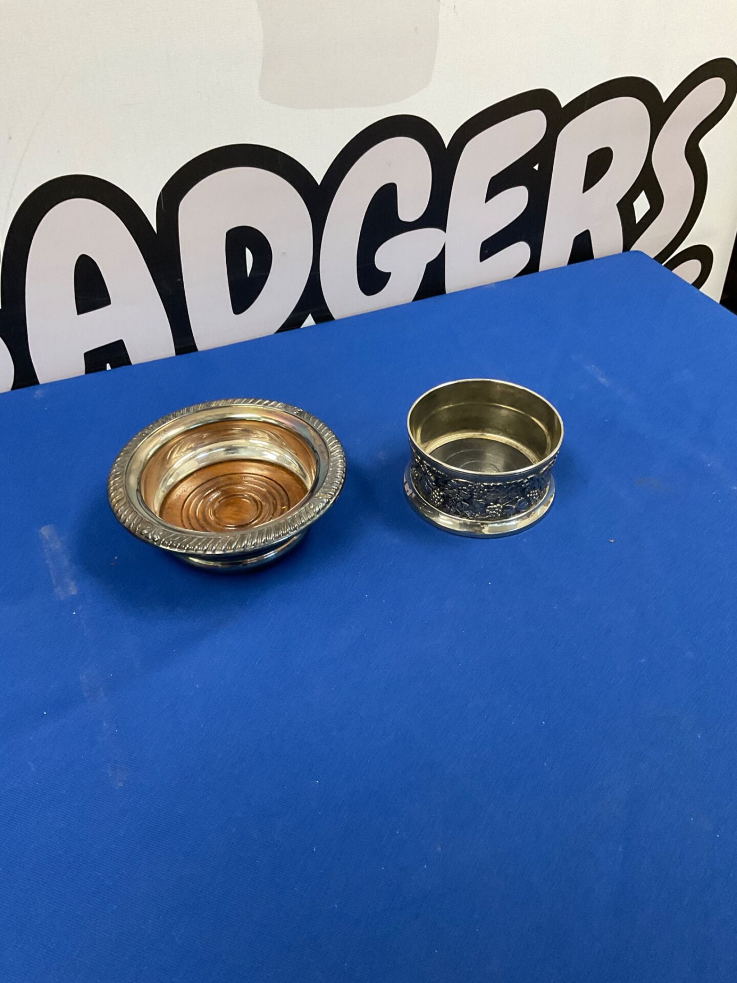 252 Two Silverplate bowls