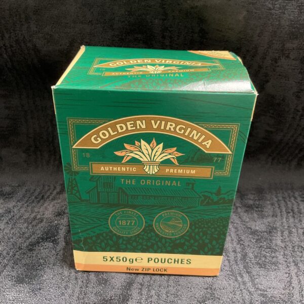5 x 50g pouches of golden virginia rolling tobacco
