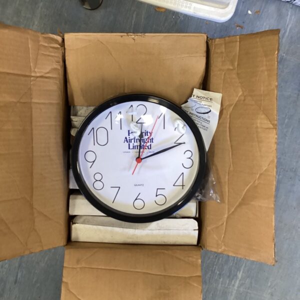 Box of wall clocks
