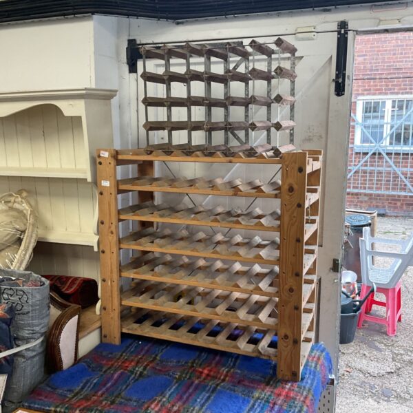 Lot of 3 wine racks