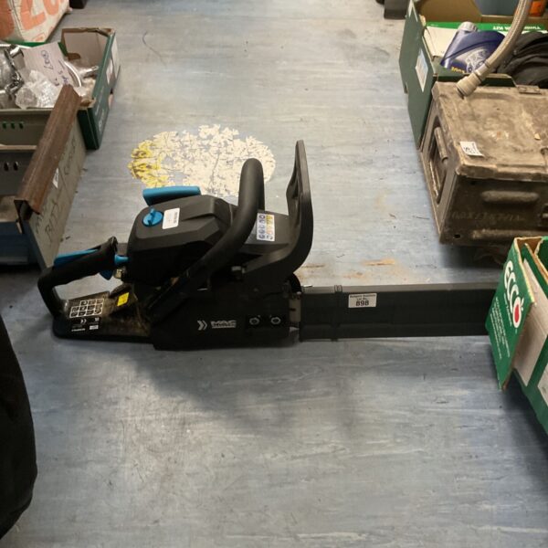 Used Mac Allister chainsaw for garden and DIY projects.