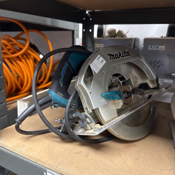 Makita 240V circular saw, a used power tool for woodworking.