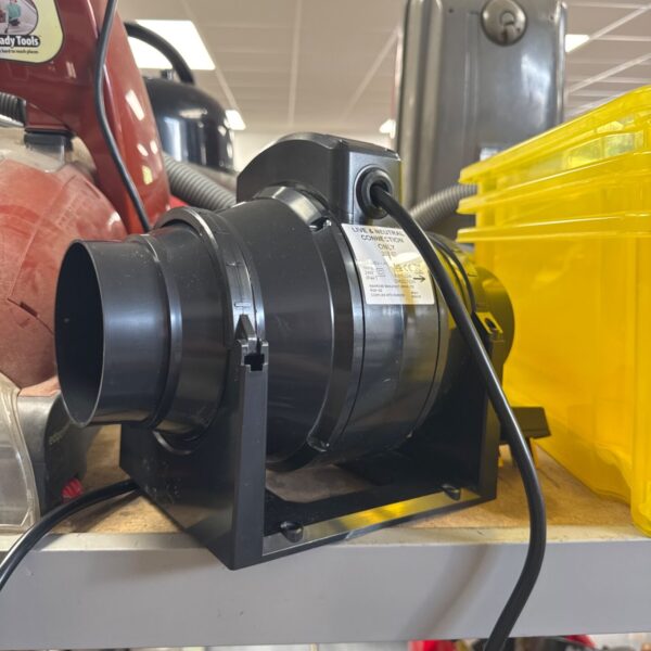 Manrose inline extractor fan for bathroom ventilation.