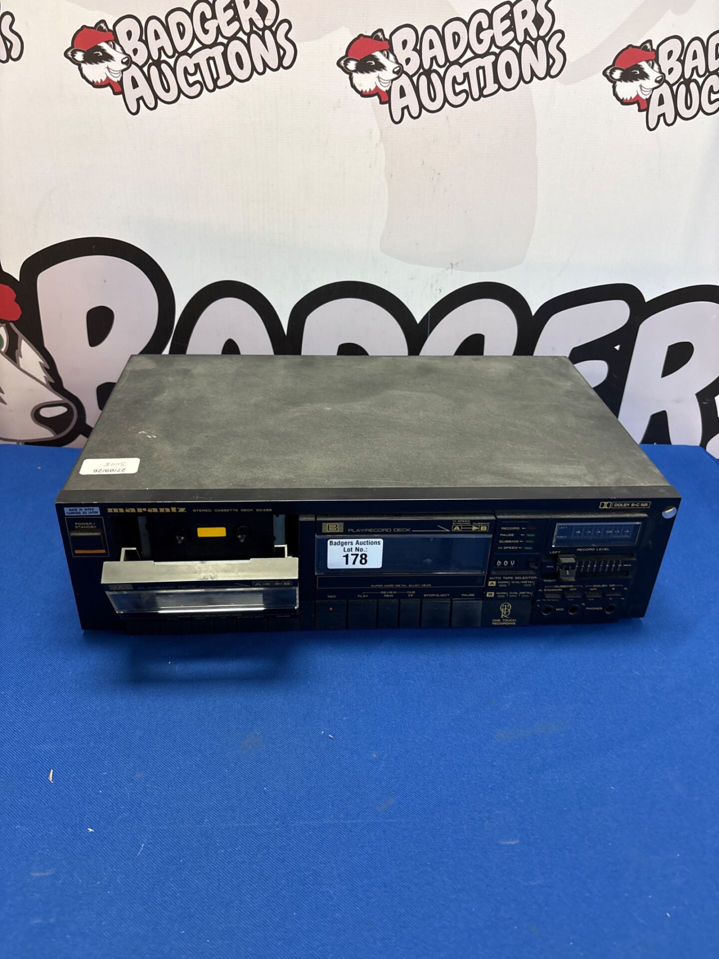 178 Marantz stereo cassette deck SD 255