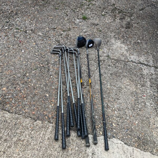 Vintage Mizuno Astron golf club set for right-handed golfers.