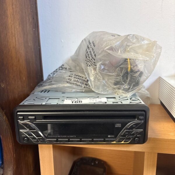Vintage Murphy A166 car radio with cabling for restoration.