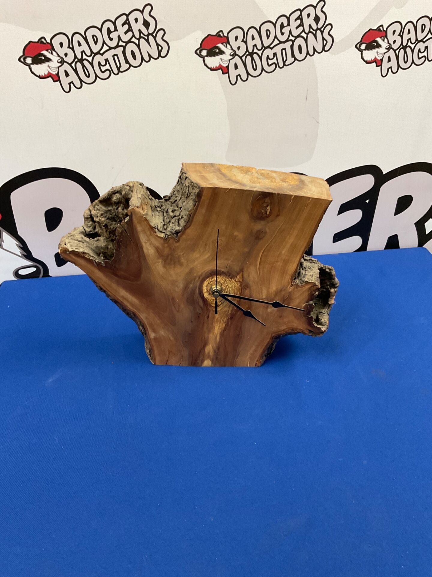 248 Handmade Rustic wood clock