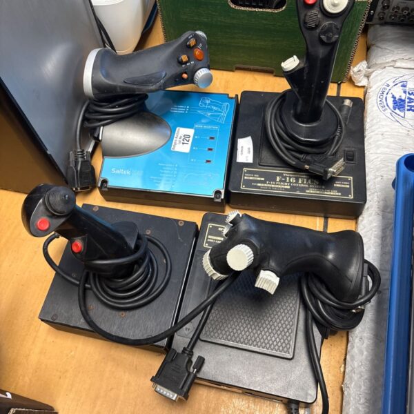 Saitek X45 flight stick vintage joystick for flight simulation
