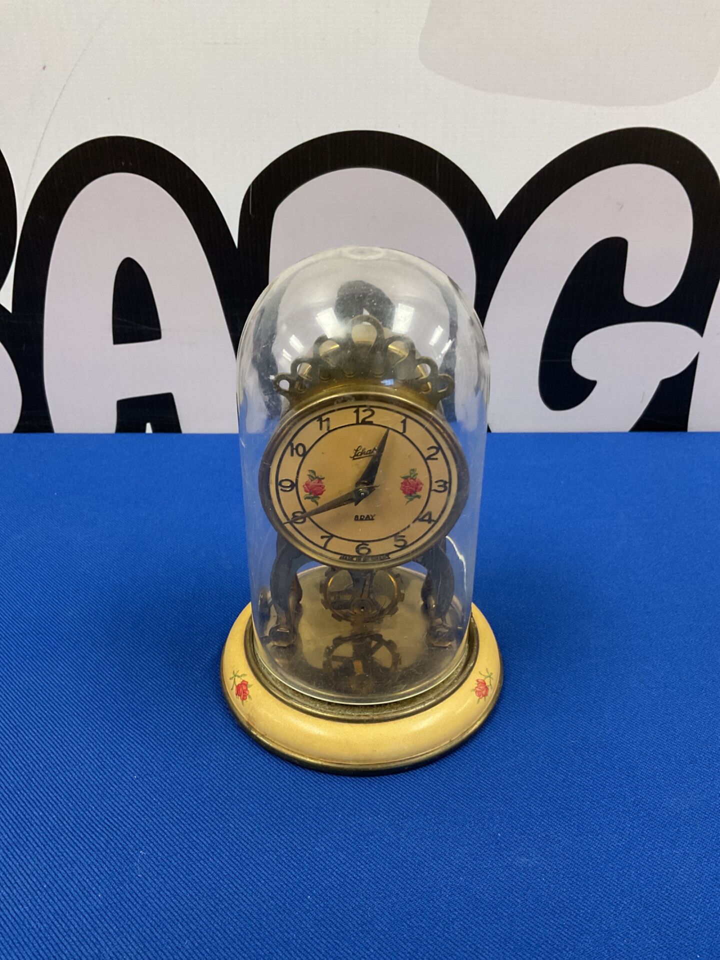 955 Mid century schatz 8day german made anniversary clock