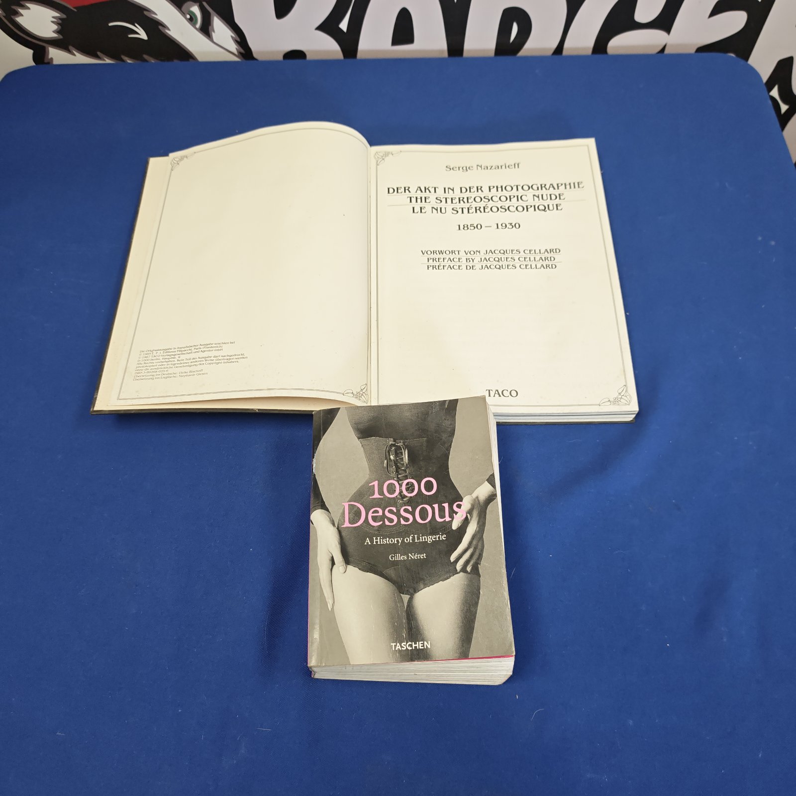 Vintage nude modelling book by Serge Nazarieff, a collectible art photography item.