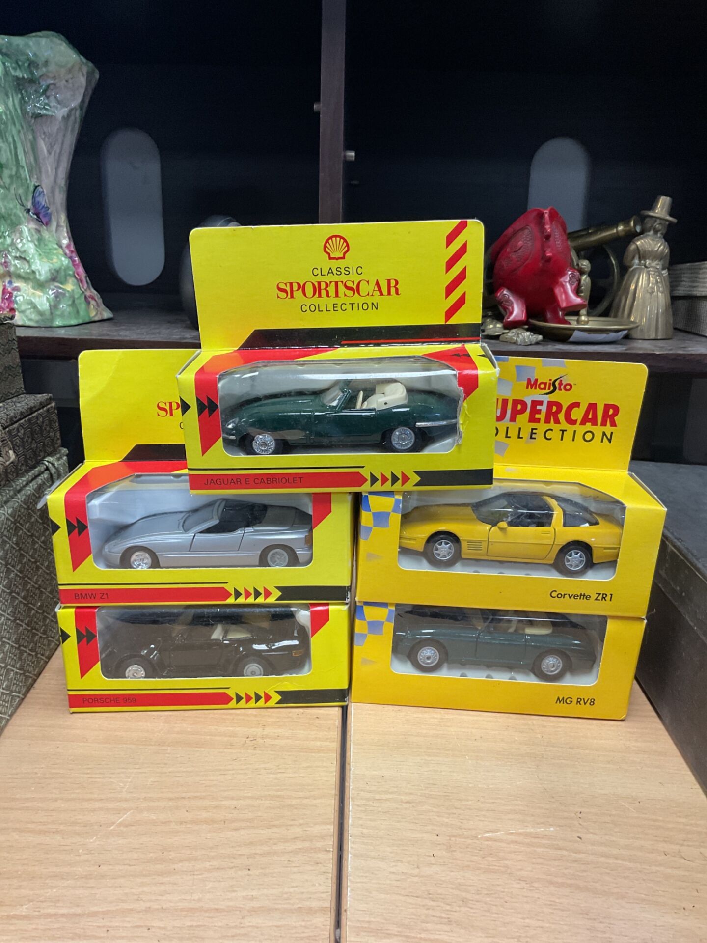 427 Five shell classic sportscar & supercar collection diecasts