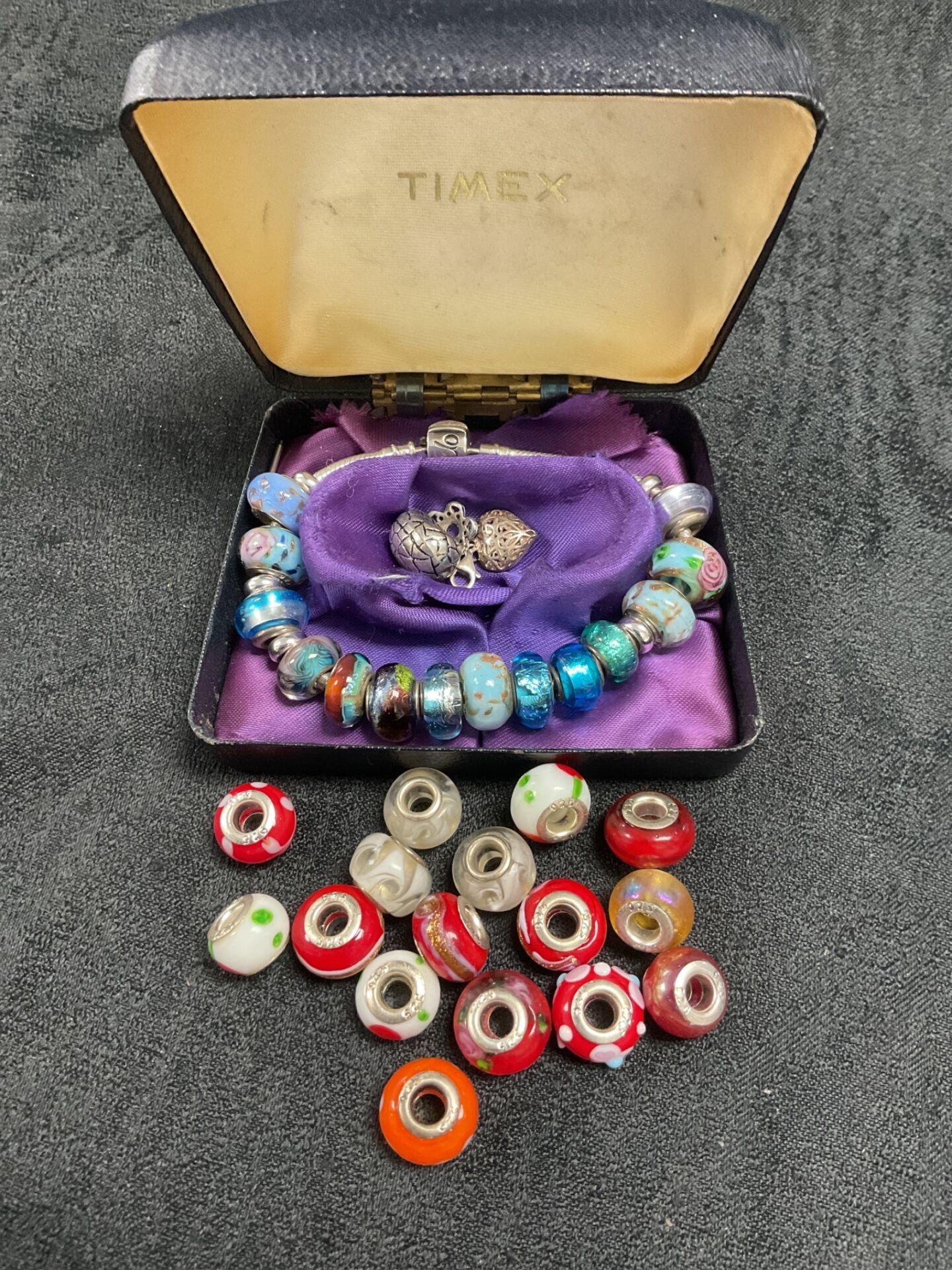 913 silverado 925 silver Bracelet with beads