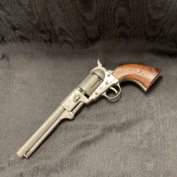 SKA Colt replica pistol with wood grip and blued finish.