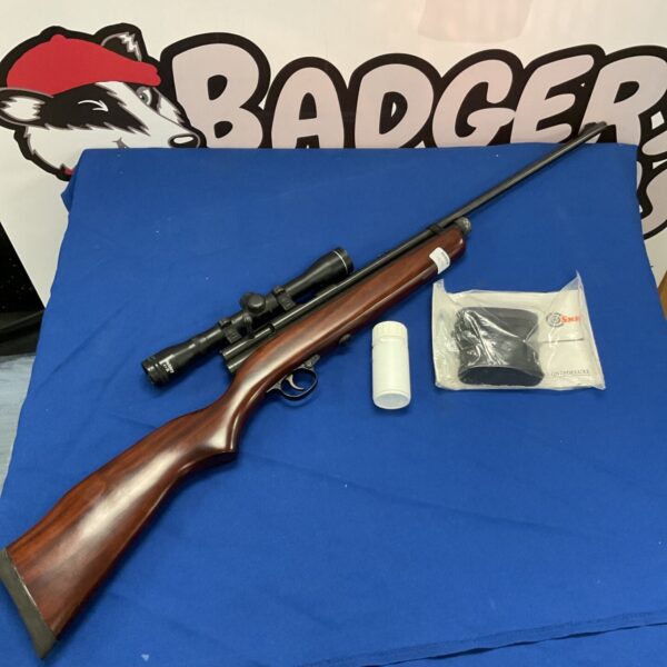 SMK XS78 air rifle with scope, a pre-charge pneumatic airgun.