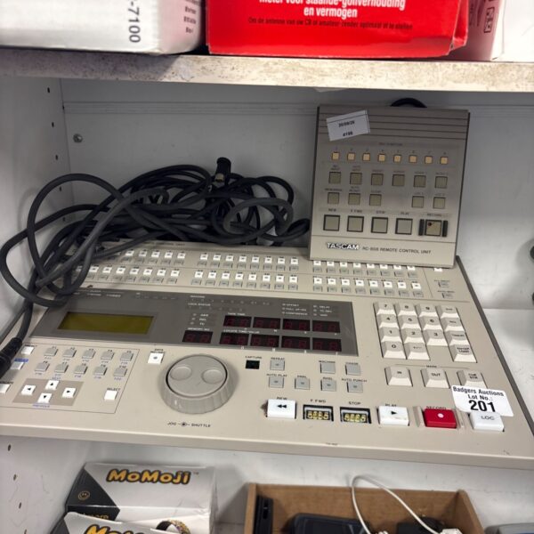 Vintage Tascam RC-808 remote control unit for audio equipment.