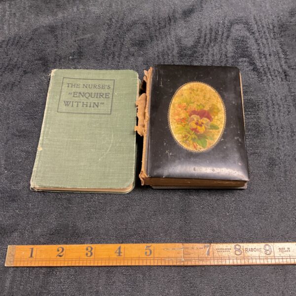 Victorian nurse's enquire within book and CDV album.