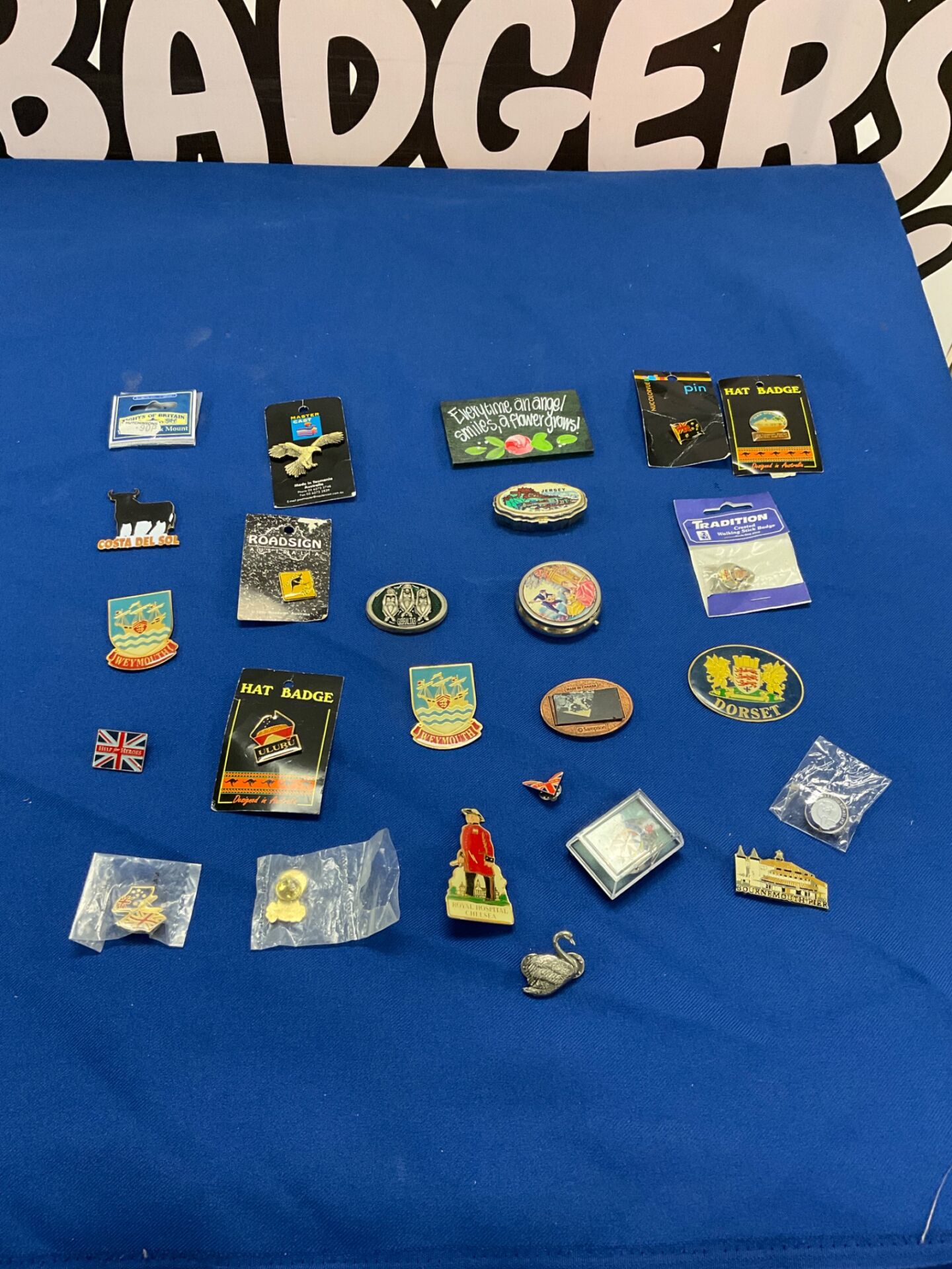 336 Collection of badges