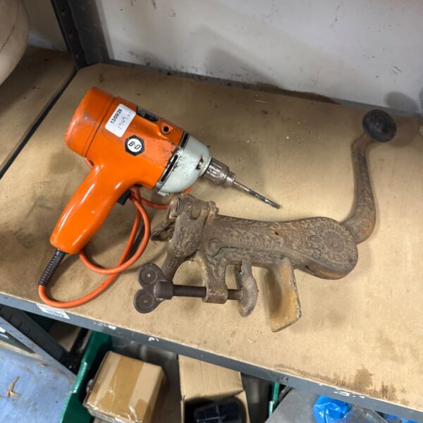 Vintage Black & Decker drill model 7126, a collectible power tool.