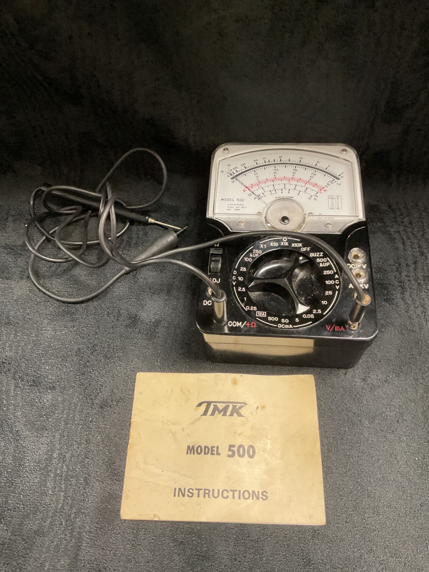 828 tmk model 500 Multitester voltmeter with manual