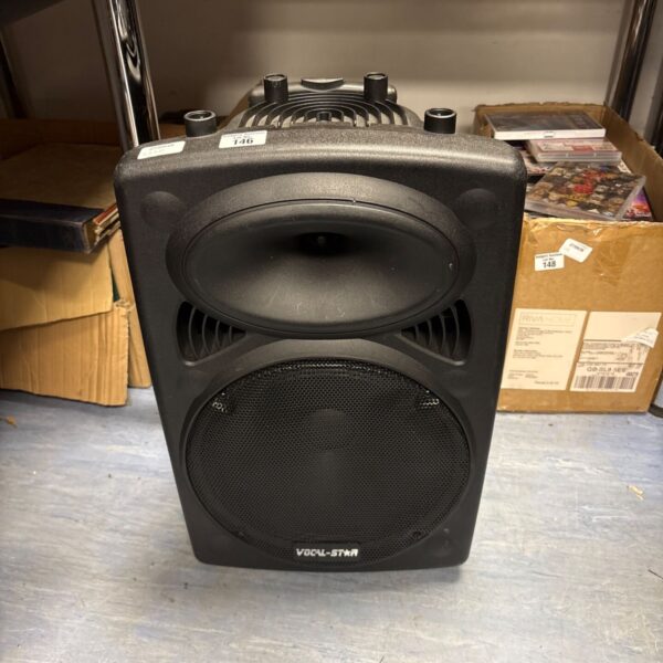 Vocal Star VS-P120 portable PA speaker in used condition.