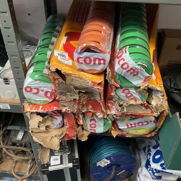 Large collection of Warmup underfloor heating mats in rolls.