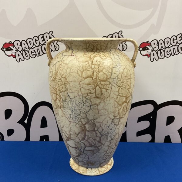 Large vintage West German Scheurich vase with twin handles.