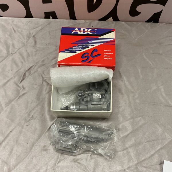 ABC SC46A-S Super Custom Glow Engine in original box with packaging
