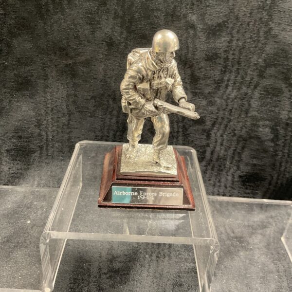 Detailed bronze Airborne Forces Brigade figure from Arnem 1944.