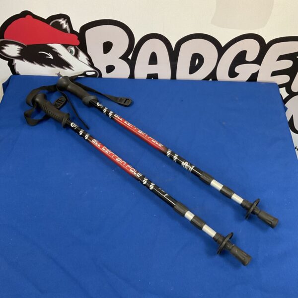 Aluminium hiking sticks for all terrain use.
