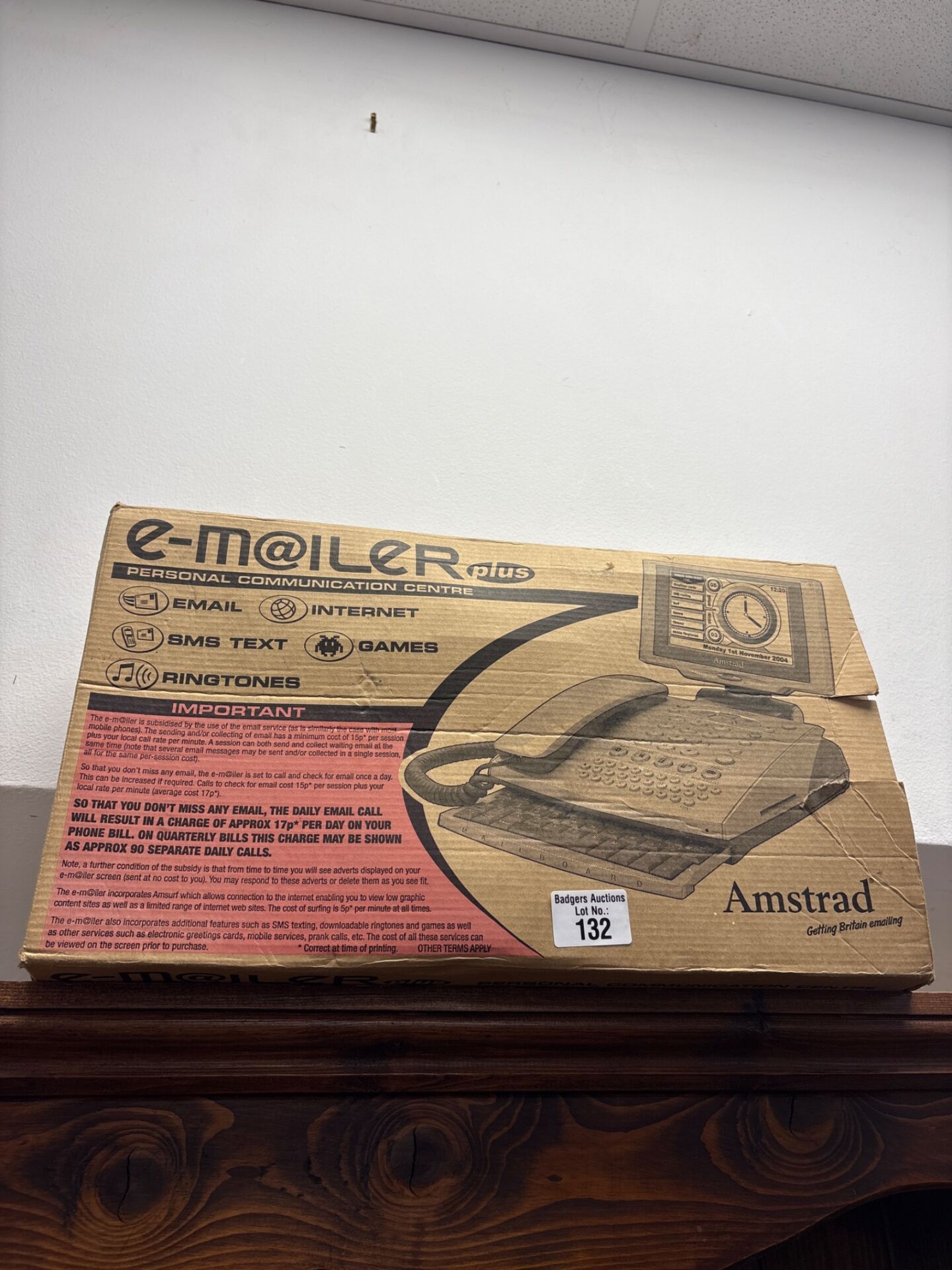 192 vintage Amstrad E-Mailer Plus (Model EM2001-AUK) Personal Communication Centre