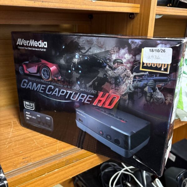 AVerMedia Game Capture HD box, vintage gaming capture card.
