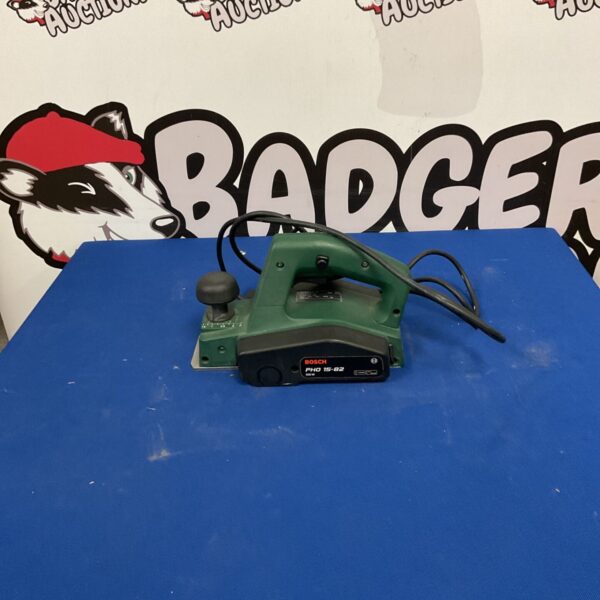 Bosch PHO 15-82 electric hand planer for woodworking.