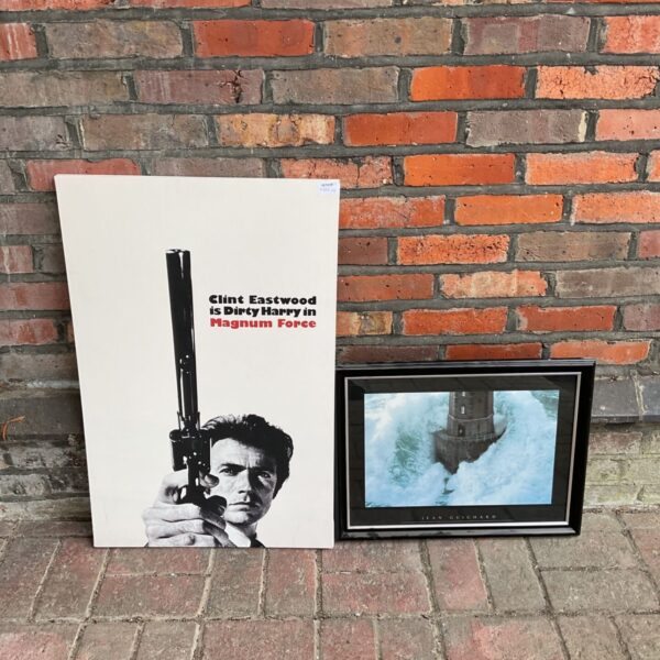 Clint Eastwood canvas print from *Magnum Force* movie poster.