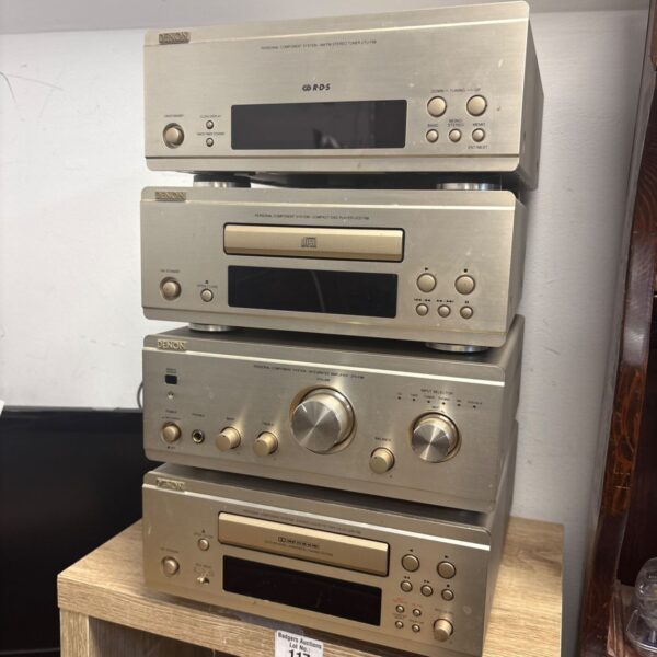Denon F88 stacked hi-fi separates with tuner, CD player, amplifier and cassette deck