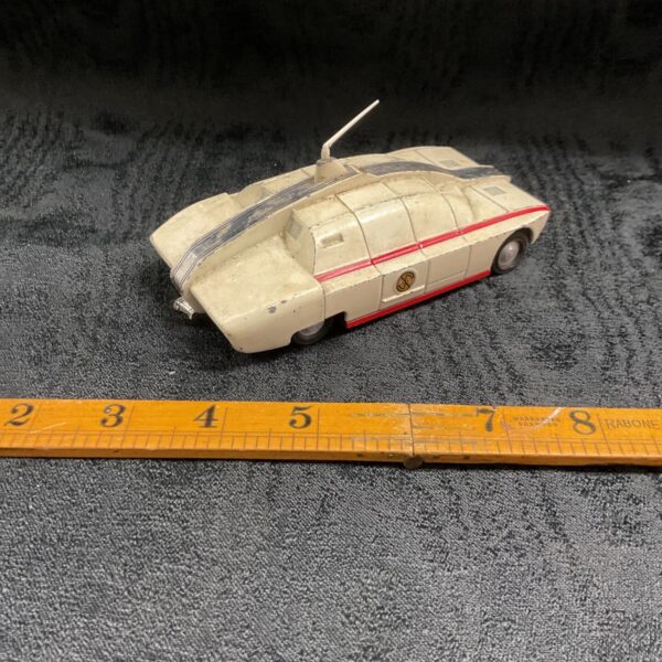 Dinky Toys 105 Captain Scarlet Maximum Security Vehicle in cream, angled side view