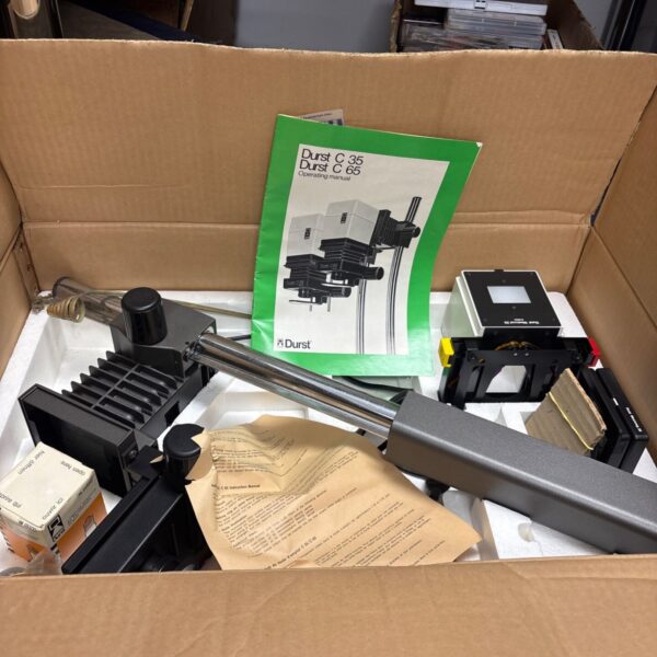 Durst C35 and C65 photographic enlargers with manual.