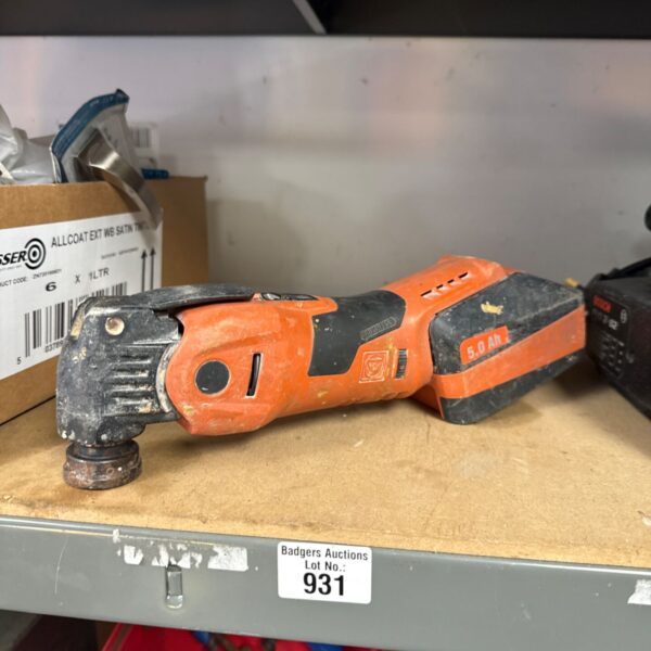 Used Fein cordless omni tool body for DIY projects.