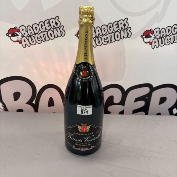 Francis Vautrelle Brut Champagne 150cl bottle for collectors.