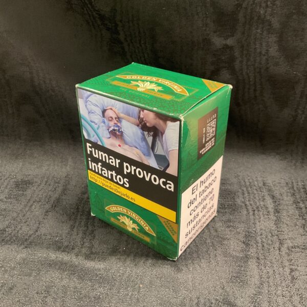Vintage Golden Virginia tobacco tin, collectible tobacciana.
