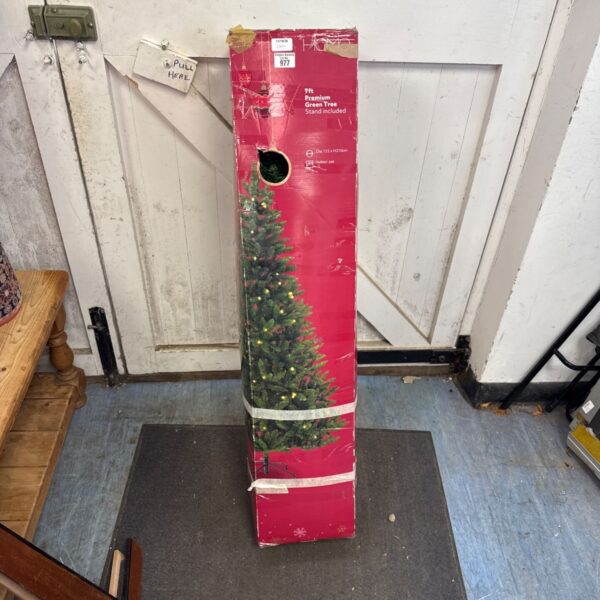Home 7ft premium artificial Christmas tree in original packaging.