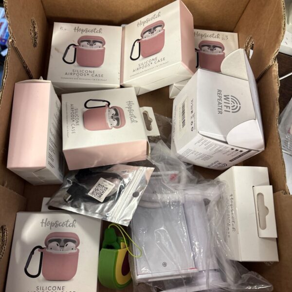 New Hopscotch silicone AirPod case in original packaging.