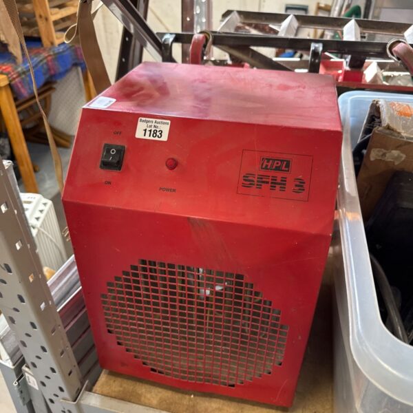 HPL SFH 3 workshop heater in used condition.